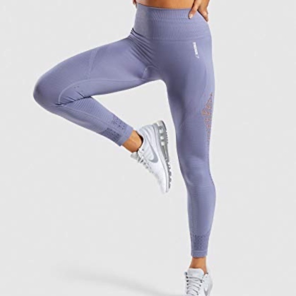 Gymshark "Dry" Leggings purple size small - Picture 1 of 7